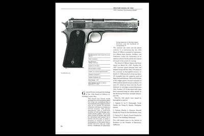 U.S. Army Test Trials Colt Model 1907 Military Semi-Automatic Pistol, Two-Digit Serial Number 
