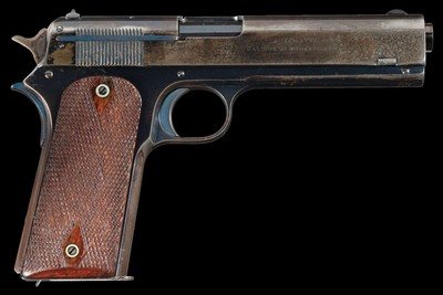 U.S. Army Test Trials Colt Model 1907 Military Semi-Automatic Pistol, Two-Digit Serial Number 