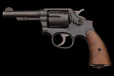 World War II U.S. Navy Shipped Smith & Wesson Victory Model Double Action Revolver, Issued to Fighting Squadron One in the Pacific - Image 2 of 3