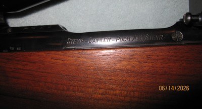 Steyr Mannlicher Schoenauer Model GK 7X64 with Zeiss 6X42 Scope - Image 10 of 15