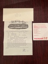 1991 WINCHESTER 338 MAG MODEL 70 SUPER GRADE CUSTOM SHOP*SPECIAL ORDER WITH BUILD SHEET* *NEW IN BOX* PRE 64 ACTION WITH SEMI GLOSS FINISH - 22 of 24