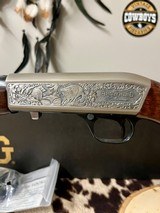 BROWNING MILLENNIUM .22 SEMI AUTO WITH ORIG. BOX *FACTORY MASTER ENGRAVED AND SIGNED BY R. CAPECE - 4 of 23
