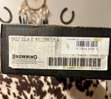 BROWNING MILLENNIUM .22 SEMI AUTO WITH ORIG. BOX *FACTORY MASTER ENGRAVED AND SIGNED BY R. CAPECE - 23 of 23
