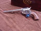 Colt Single Action Army 45 LC Nickle - 1 of 11