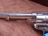 Colt Single Action Army 45 LC Nickle - 3 of 11
