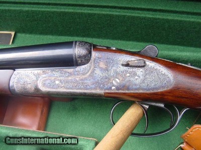 Griffin & Howe Round body Game Gun, 20 ga 27" cased 