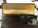 Colt Single Action Army. 7 1/2" 44 Special Nickel, w/box and manual - 2 of 15