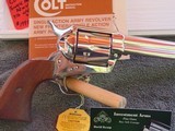 Colt Single Action Army. 7 1/2" 44 Special Nickel, w/box and manual - 13 of 15