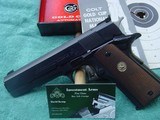 Colt National Match-Factory Box,numbered test target and papers - 1 of 15