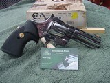 Colt Python, 4" Bright Stainless,Box,numbered sleeve - 1 of 15