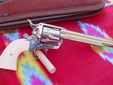 Colt Single Action Army, 7 1/2",Nickel 44 Special. - 1 of 14