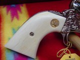 Colt Single Action Army, Factory D Engraved,Ivory Grips 7/1/2" 45LC - 9 of 14