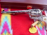 Colt Single Action Army, Factory D Engraved,Ivory Grips 7/1/2" 45LC - 2 of 14