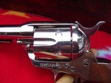Colt Single Action Army, 7 1/2, 45Lc Nickel w/box - 2 of 15