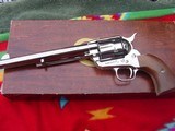 Colt Single Action Army, 7 1/2, 45Lc Nickel w/box - 13 of 15
