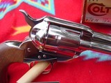 Colt Single Action Army, 7 1/2, 45Lc Nickel w/box - 6 of 15