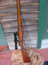 Mannlicher Schoenauer 1908,full stock,double triggers,Hensoldt Scope - 2 of 15