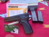 Browning Hi Power 9mm, Cased with 2 mags papers. - 9 of 11