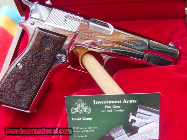 Browning Hi Power Centennial cased