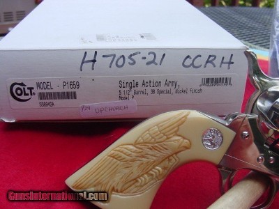 Colt Single Action Army Nickel, 38 Special-5.5