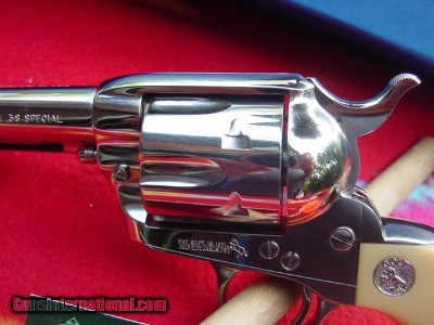 Colt Single Action Army Nickel, 38 Special-5.5