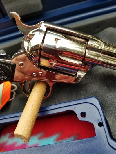 Colt Single Action Army,38-40, 4 3/4, Nickel LNIC - Image 7 of 11