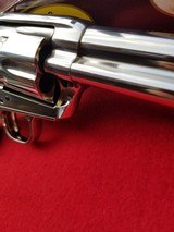 Colt Single Action Army 7 1/2 ,45 Colt ,Nickel ,Fire Blue screws,LNIB - Image 10 of 12