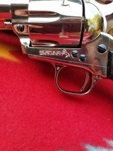 Colt Single Action Army 7 1/2 ,45 Colt ,Nickel ,Fire Blue screws,LNIB - Image 3 of 12
