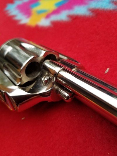 Colt Single Action Army, 45 Colt , 4 3/4" Nickel LNIC - Image 9 of 12