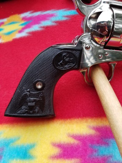 Colt Single Action Army, 45 Colt , 4 3/4" Nickel LNIC - Image 7 of 12