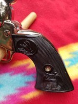 Colt Single Action Army, 45 Colt , 4 3/4" Nickel LNIC - Image 3 of 12
