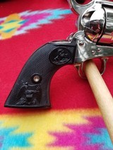 Colt Single Action Army, 45 Colt , 4 3/4" Nickel LNIC - Image 7 of 12