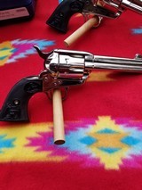 Colt Single Action Army, 45 Colt , 4 3/4" Nickel LNIC - Image 5 of 12