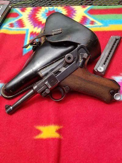 Luger, 1940 Mauser, Banner,PoliceEagle L-matching mag, holster - Image 2 of 15