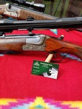 Merkel 221E Double Rifle, 9.3x74R ,Zeiss Scope - Image 8 of 15
