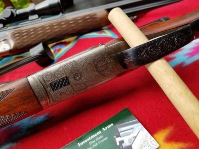 Merkel 221E Double Rifle, 9.3x74R ,Zeiss Scope - Image 13 of 15