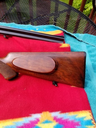 Merkel 221E Double Rifle, 9.3x74R ,Zeiss Scope - Image 9 of 15