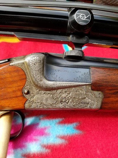 Merkel 221E Double Rifle, 9.3x74R ,Zeiss Scope