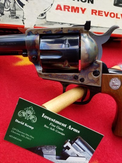 Colt Single Action New Frontier 357 mag, 5.5" -box papers - Image 5 of 15