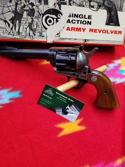 Colt Single Action New Frontier 357 mag, 5.5" -box papers - Image 1 of 15