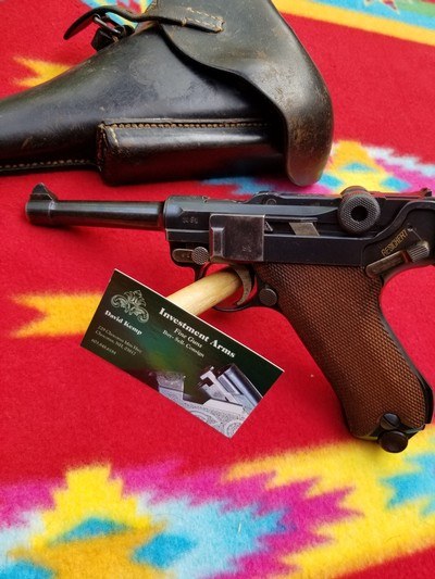 Luger 1918,DWM with holster - Image 5 of 14