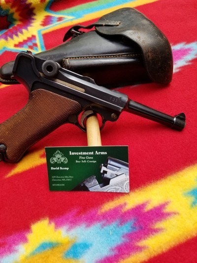 Luger 1918,DWM with holster - Image 1 of 14