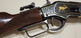 WINCHESTER 1873 1 OF ONLY 20 MADE VERY RARE 44-40 24KT GOLD INLAY ENGRAVED LOOK (BLUED) - 4 of 20