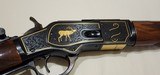 WINCHESTER 1873 1 OF ONLY 20 MADE VERY RARE 44-40 24KT GOLD INLAY ENGRAVED LOOK (BLUED) - 5 of 20