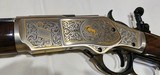 WINCHESTER 1873 1 OF ONLY 20 MADE VERY RARE 44-40 GOLD INLAY ENGRAVED LOOK (NICKLE) - 16 of 20