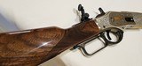WINCHESTER 1873 1 OF ONLY 20 MADE VERY RARE 44-40 GOLD INLAY ENGRAVED LOOK (NICKLE) - 4 of 20