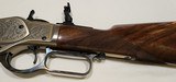 WINCHESTER 1873 1 OF ONLY 20 MADE VERY RARE 44-40 GOLD INLAY ENGRAVED LOOK (NICKLE) - 14 of 20