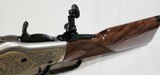WINCHESTER 1873 1 OF ONLY 20 MADE VERY RARE 44-40 GOLD INLAY ENGRAVED LOOK (NICKLE) - 20 of 20