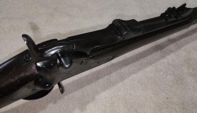 ANTIQUE US MODEL 1873 TRAPDOOR SPRINGFIELD RIFLE-EXCELLENT- SWP 1881 145 YEARS OLD - Image 16 of 20