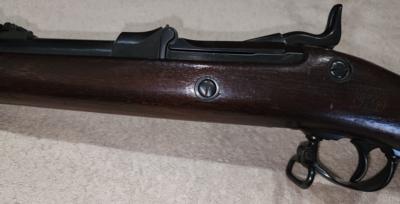 ANTIQUE US MODEL 1873 TRAPDOOR SPRINGFIELD RIFLE-EXCELLENT- SWP 1881 145 YEARS OLD - Image 18 of 20